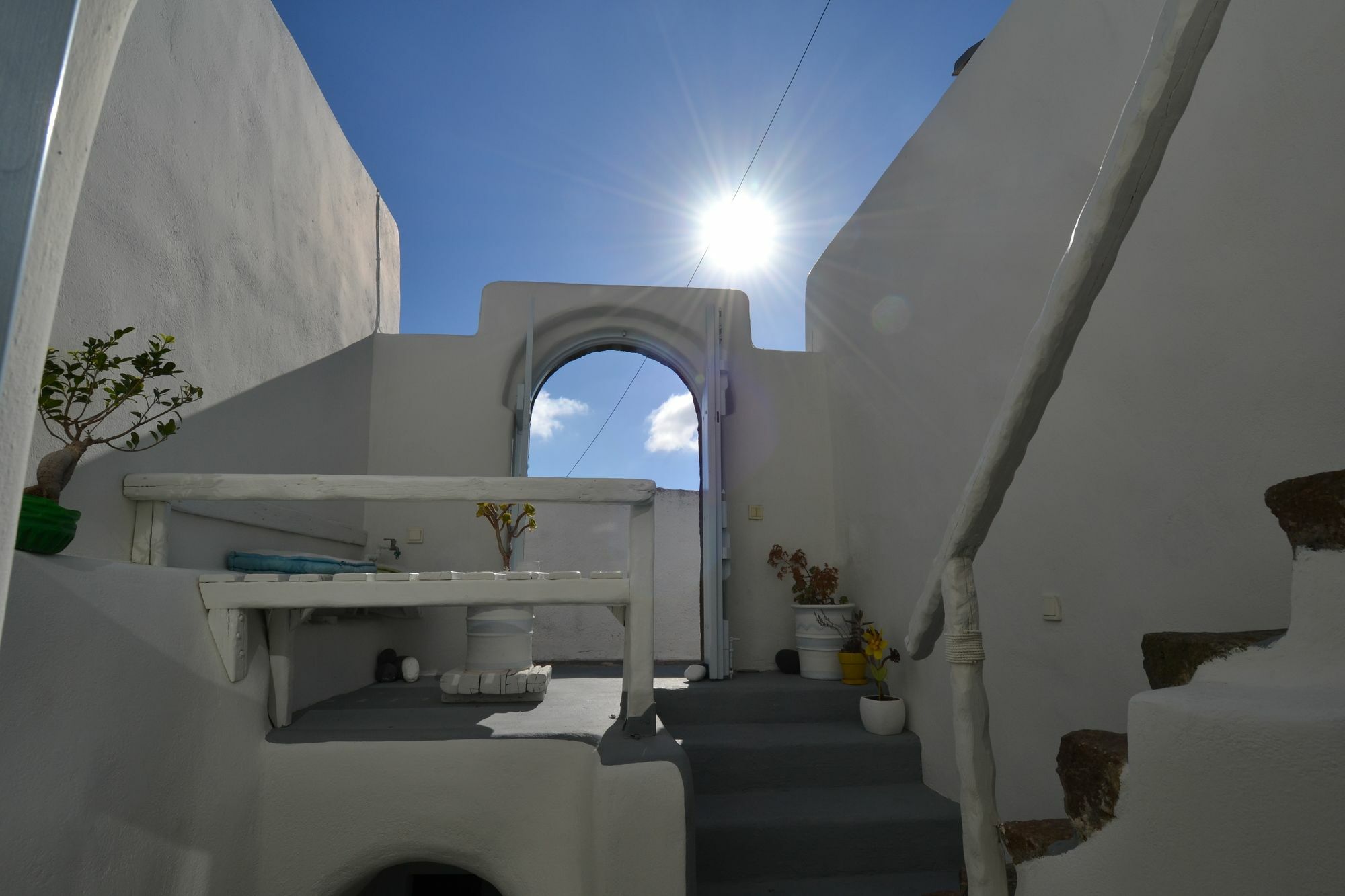 Vila Christina'S Cave House Fira  Exteriér fotografie